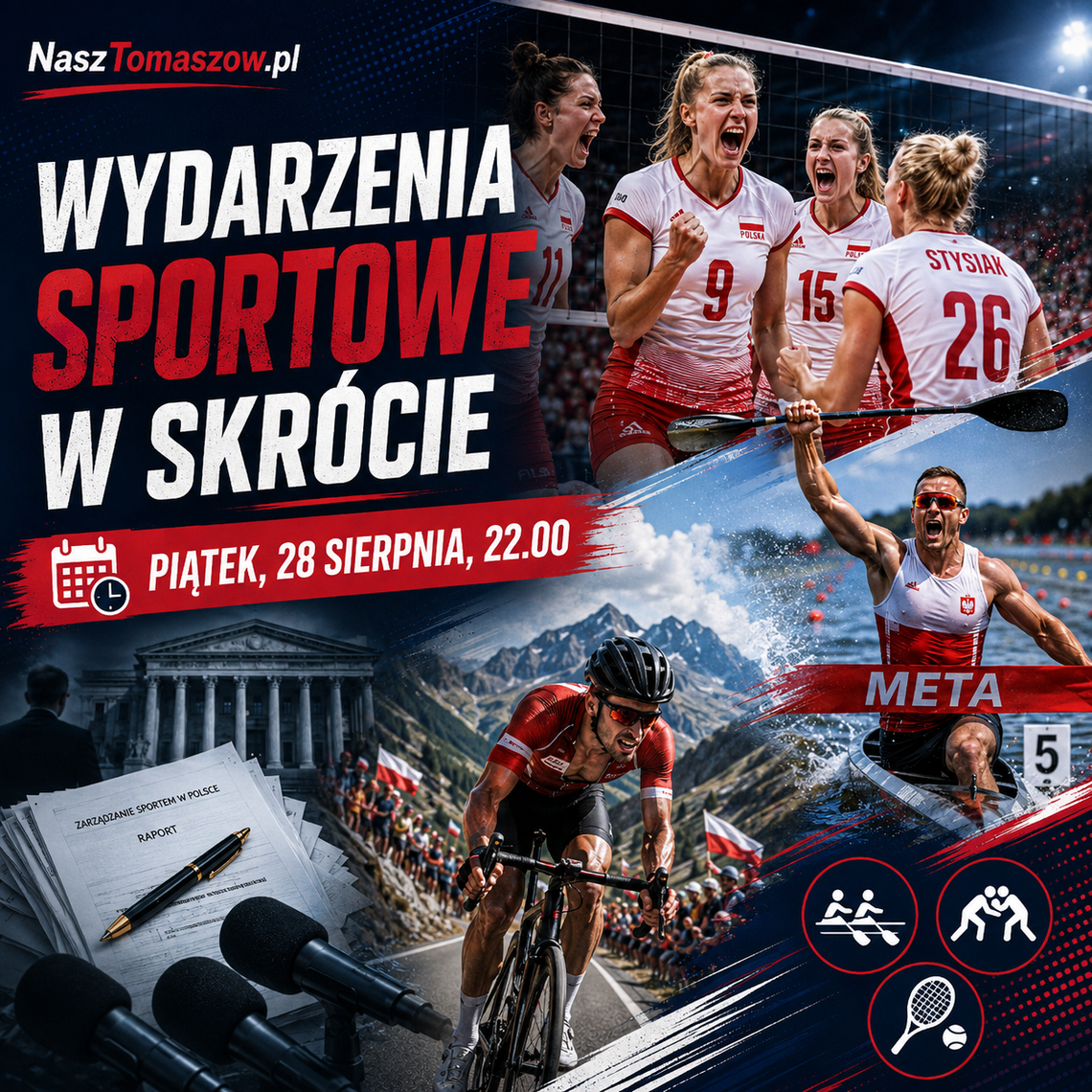 Biało-czerwoni na sportowej karuzeli. Siatkarki wygrały z Turcją, złoto Koliadycha i zamieszanie wokół szefa PKOl Biało-czerwoni na sportowej karuzeli. Siatkarki wygrały z Turcją, złoto Koliadycha i zamieszanie wokół szefa PKOl