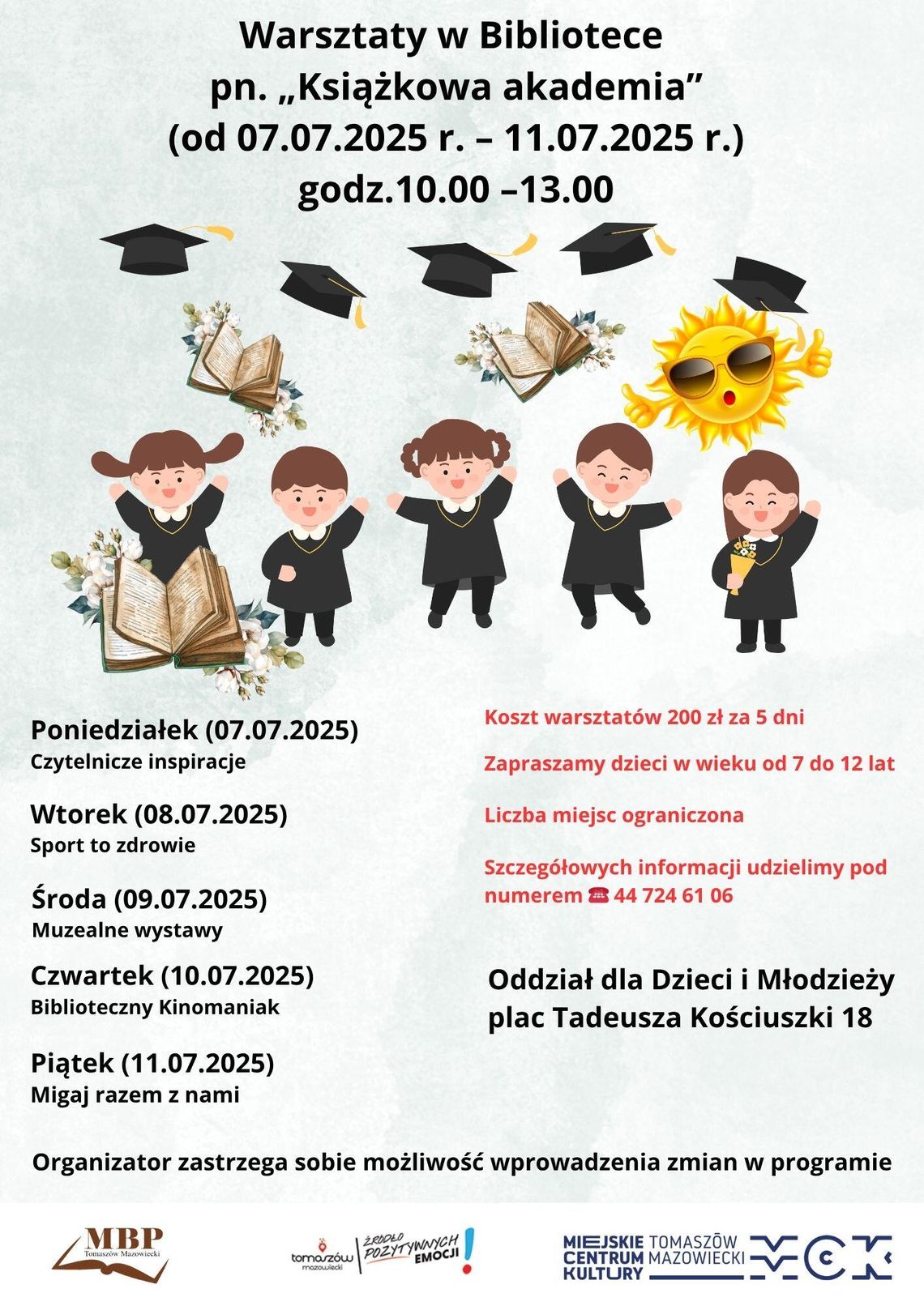 Biblioteka zaprasza dzieci i młodzież