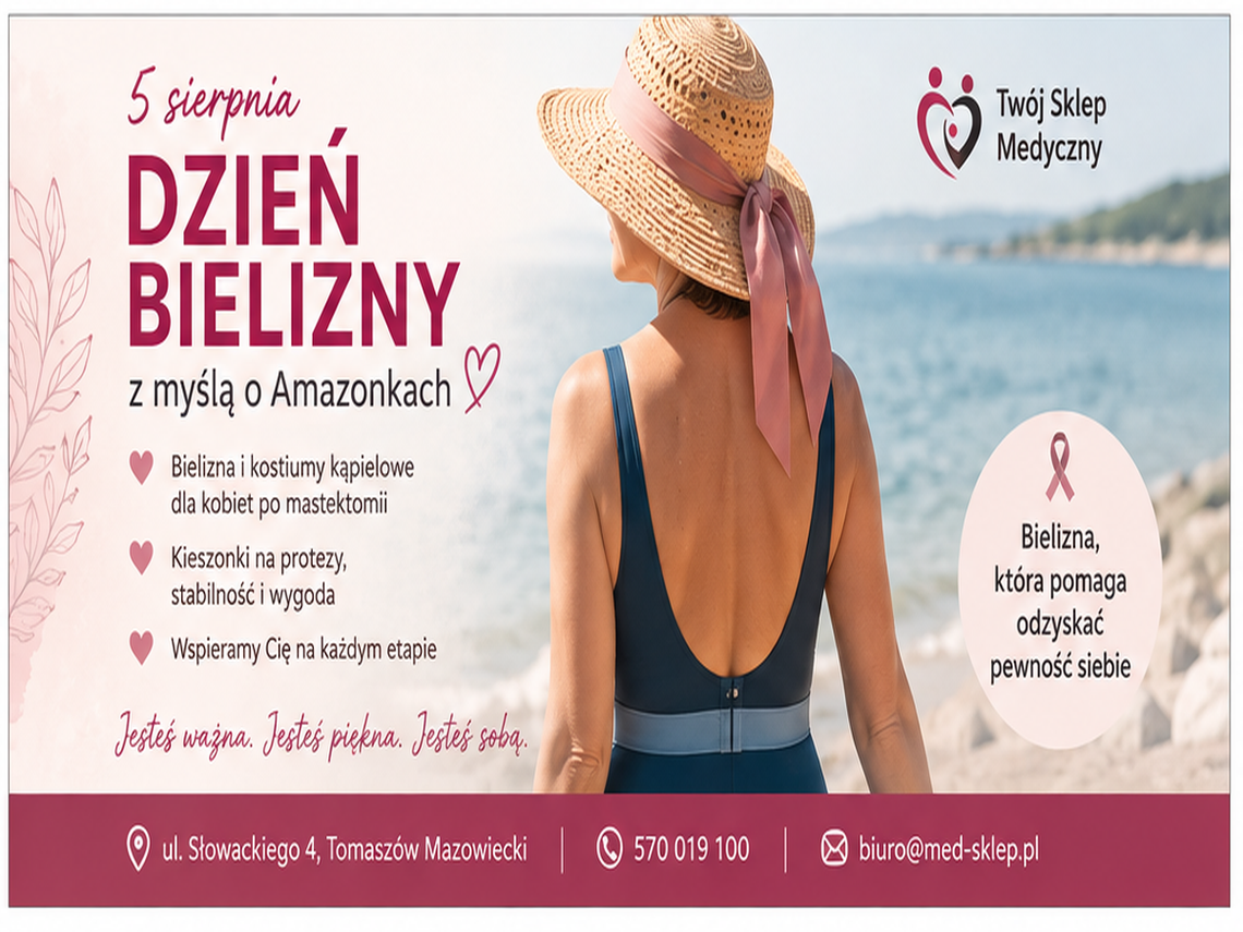 Bielizna, która pomaga odzyskać pewność siebie. Dzień Bielizny z myślą o Amazonkach Bielizna, która pomaga odzyskać pewność siebie. Dzień Bielizny z myślą o Amazonkach