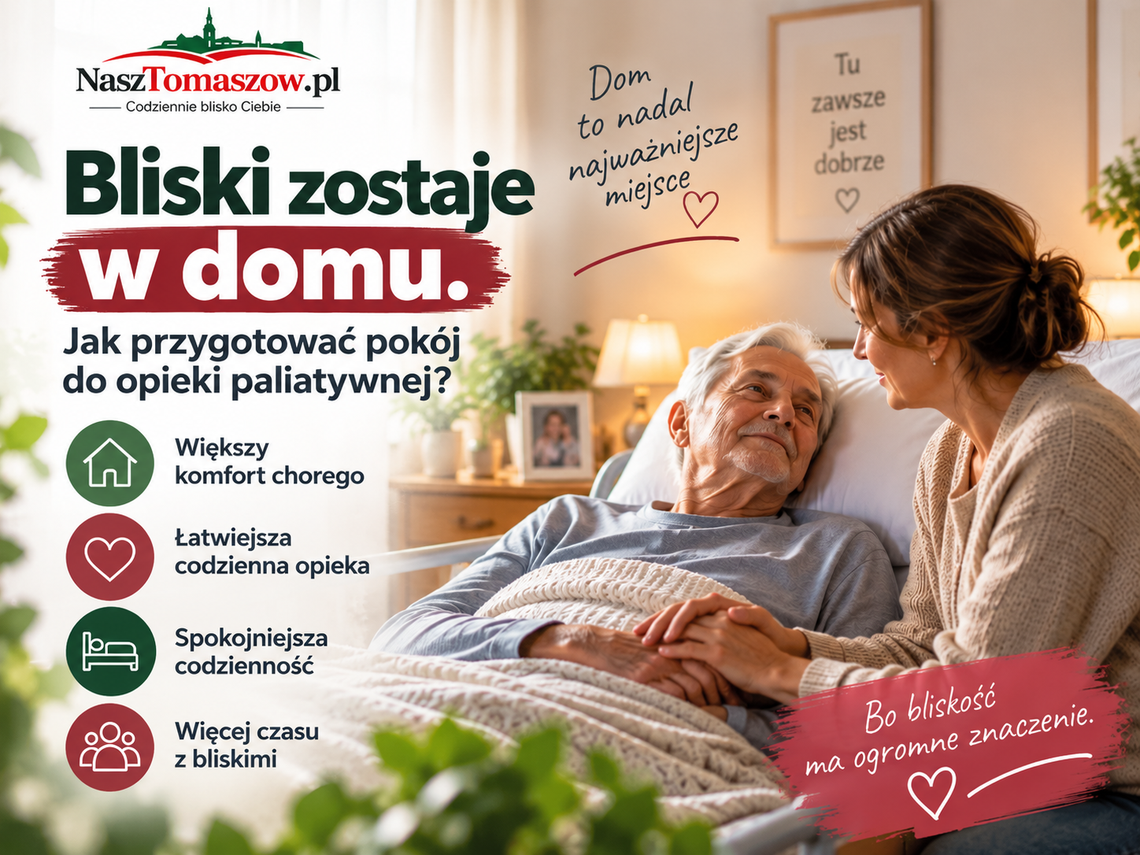 Bliski zostaje w domu. Jak przygotować pokój do opieki paliatywnej?