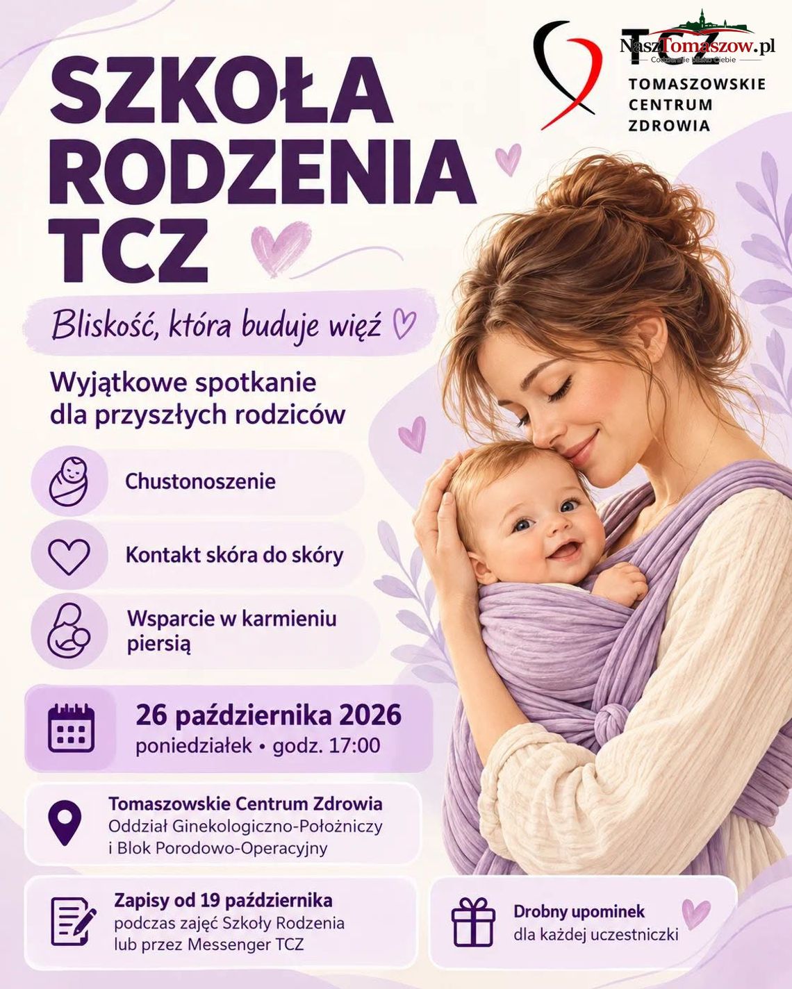 Bliskość od pierwszych chwil. Wyjątkowe spotkanie w Szkole Rodzenia TCZ Bliskość od pierwszych chwil. Wyjątkowe spotkanie w Szkole Rodzenia TCZ