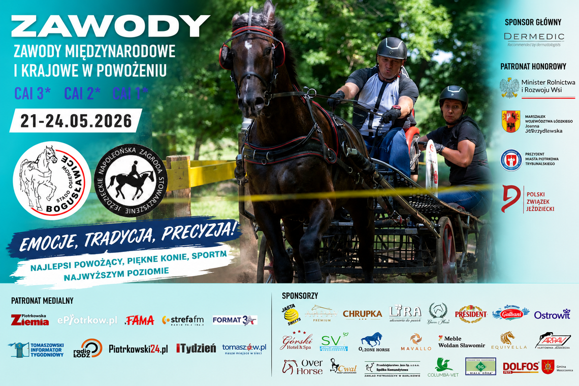Bogusławice zapraszają na międzynarodowe zawody w powożeniu i rodzinny weekend atrakcji