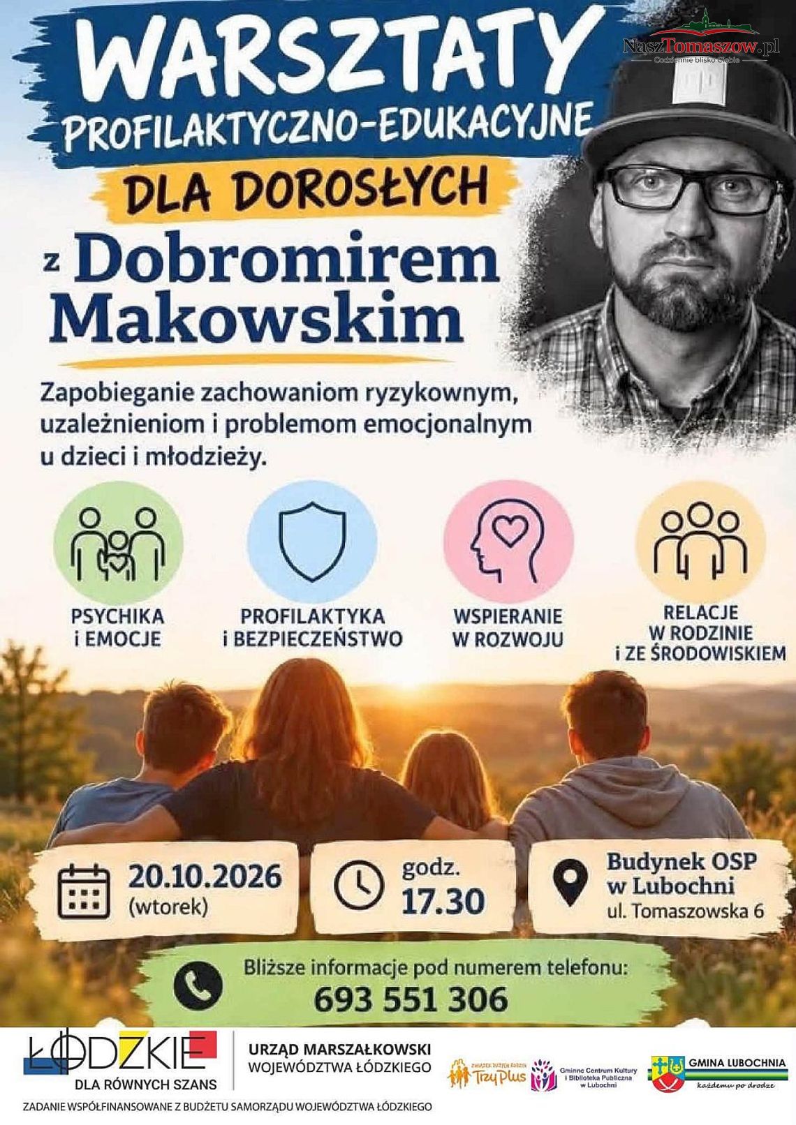 Był bezdomny i uzależniony. Dziś pomaga młodzieży. Dobromir Makowski przyjedzie do Lubochni Był bezdomny i uzależniony. Dziś pomaga młodzieży. Dobromir Makowski przyjedzie do Lubochni