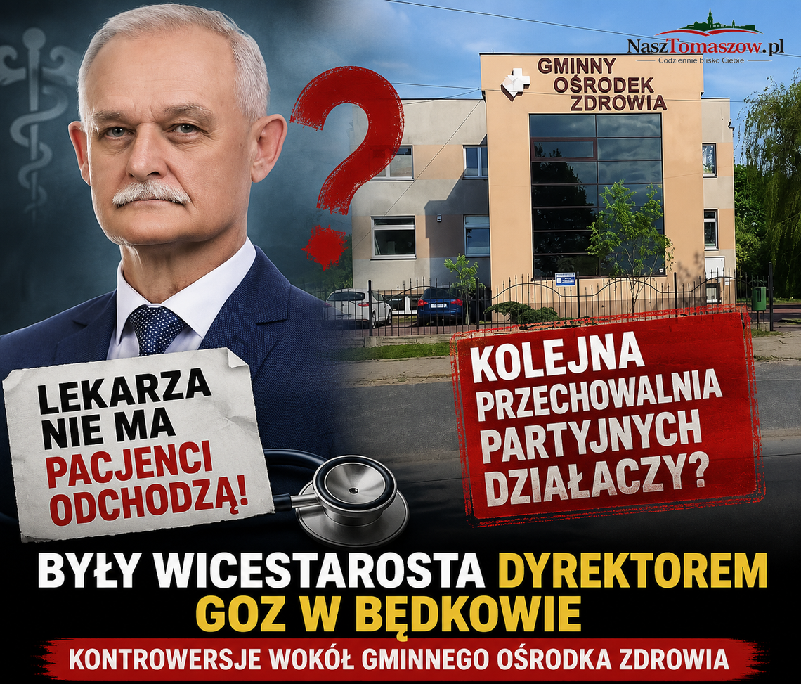 Były wicestarosta dyrektorem w Będkowie. Pacjenci odchodzą, kolejne partyjne stanowisko przybywa
