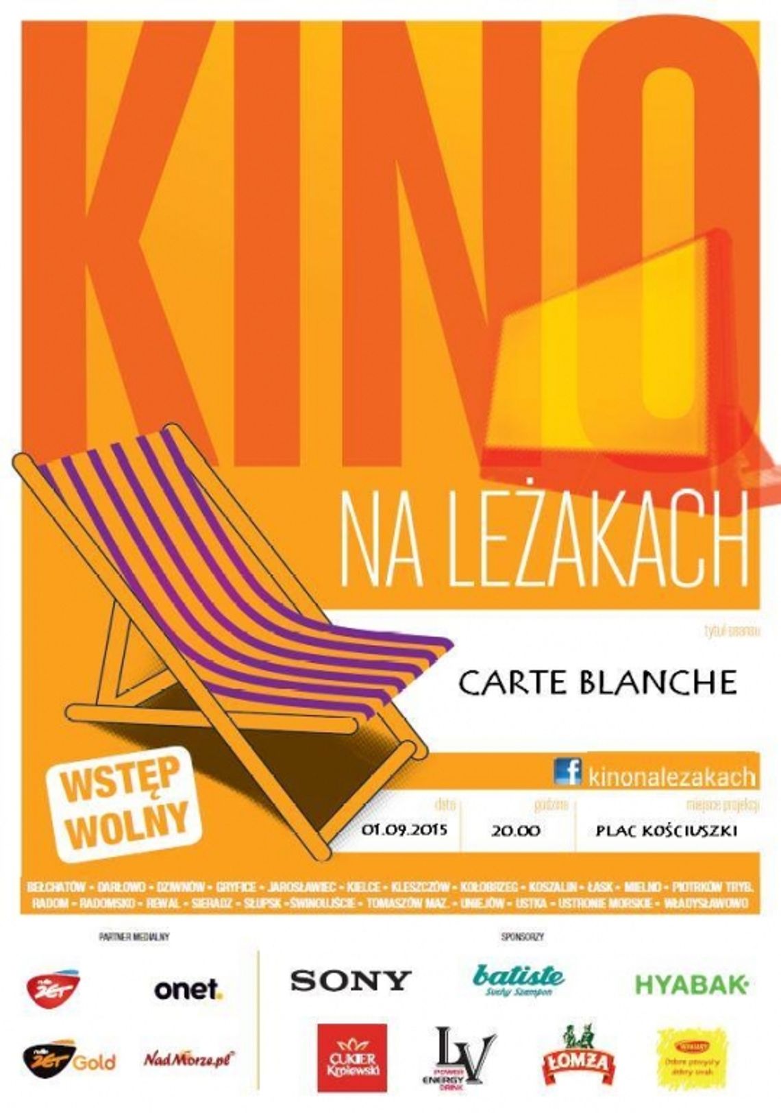 &quot;CARTE BLANCHE&quot; W KINIE NA LEŻAKACH