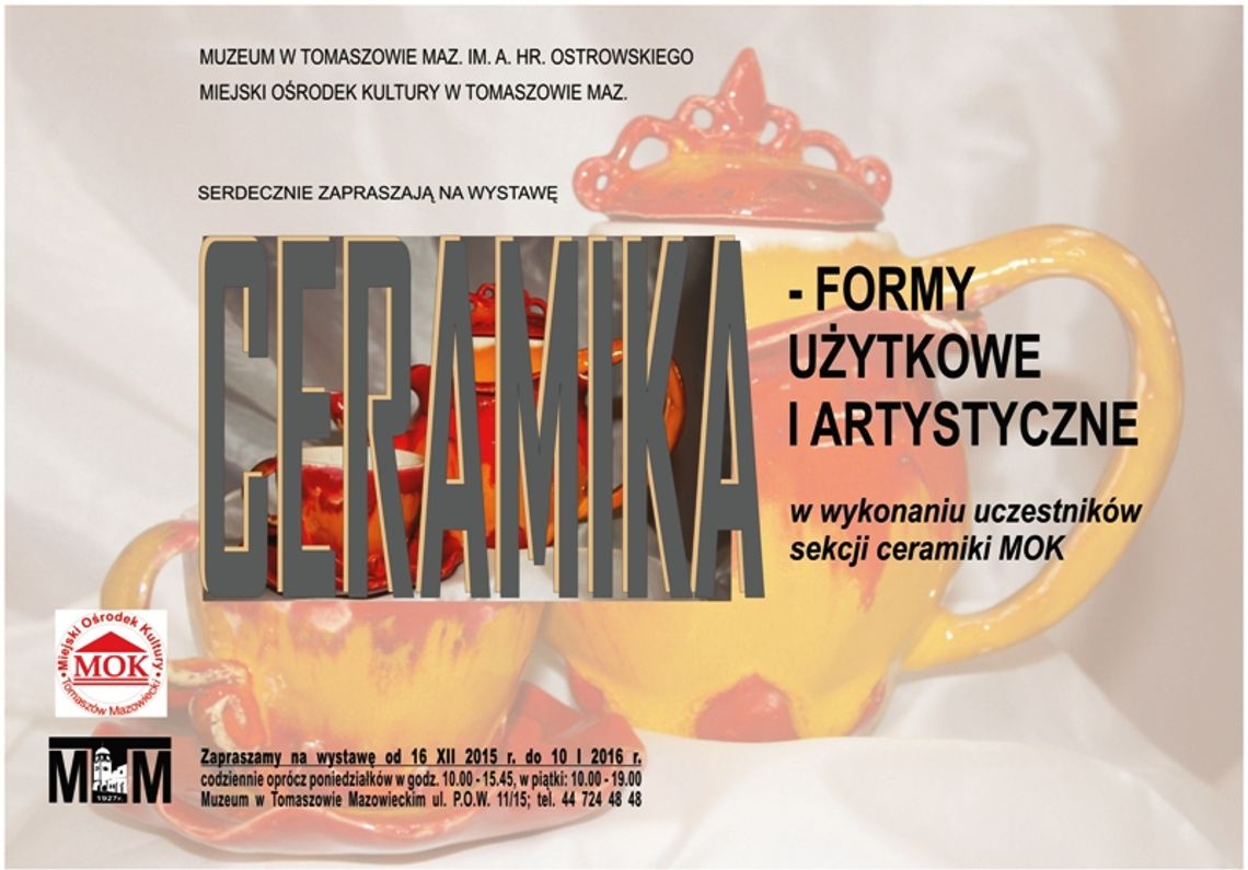 Ceramika - formy użytkowe i artystyczne Ceramika - formy użytkowe i artystyczne