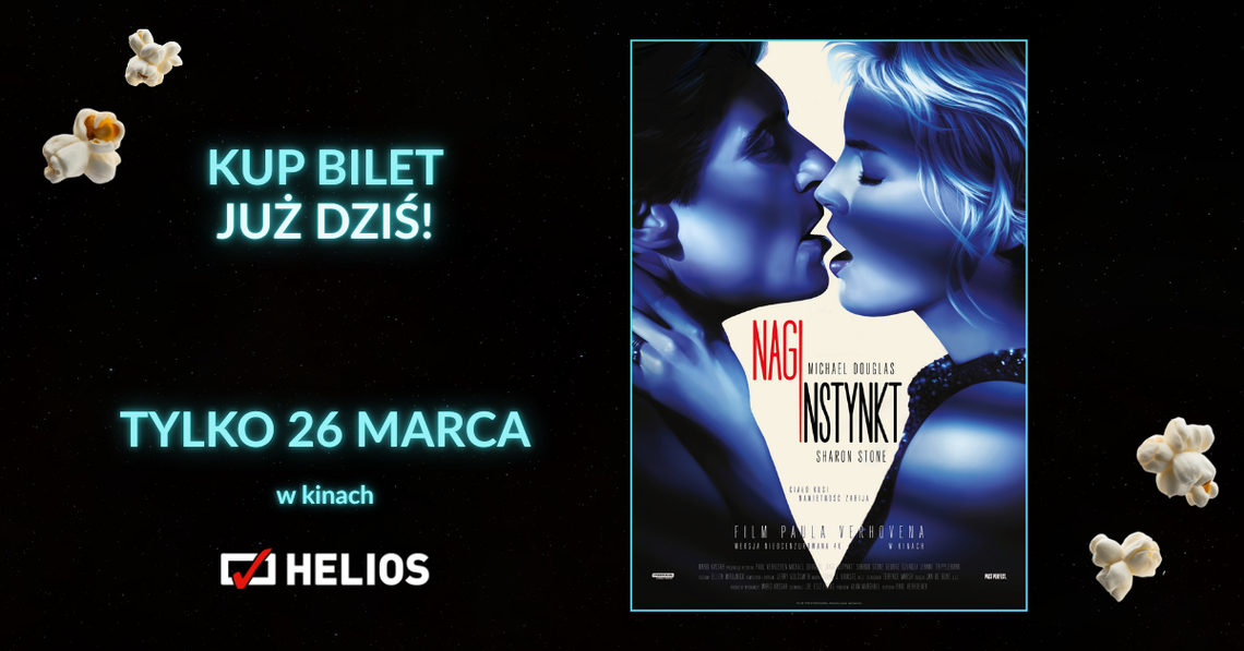 Ciało kusi, namiętność zabija. „Nagi instynkt” wraca w 4K – i wciąż potrafi uwodzić