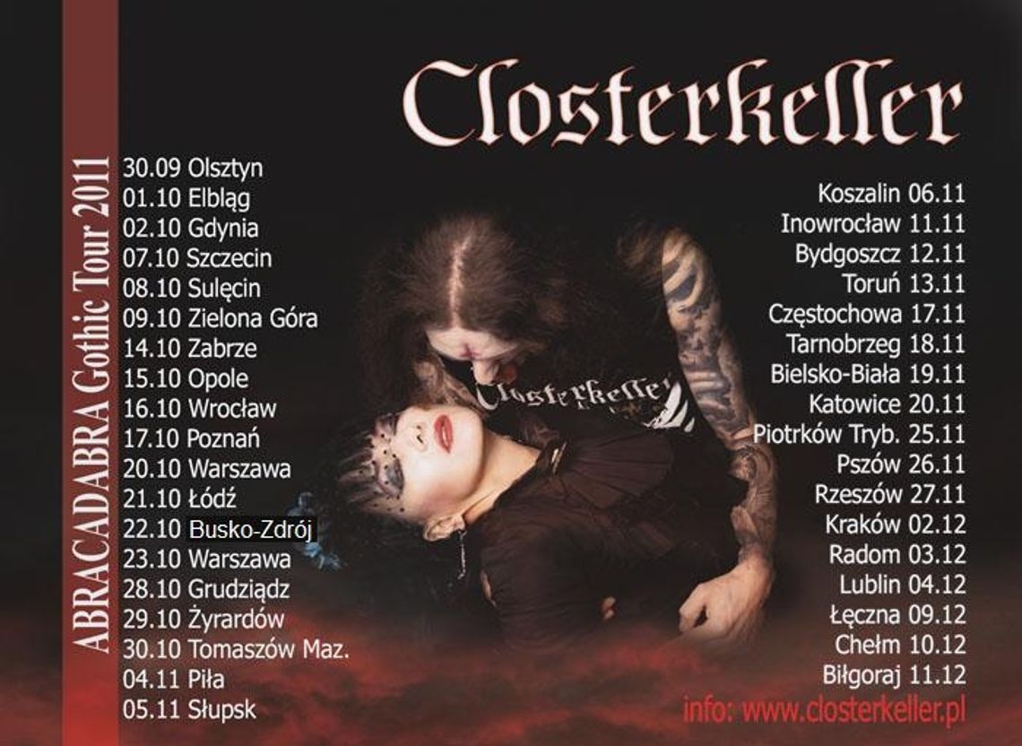 Closterkeller w TKACZ-u już w najbliższą niedzielę