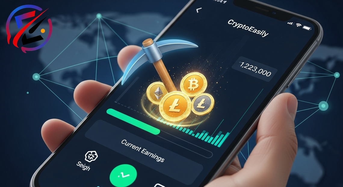 CryptoEasily wprowadza na rynek mobilną aplikację do kopania kryptowalut CryptoEasily wprowadza na rynek mobilną aplikację do kopania kryptowalut
