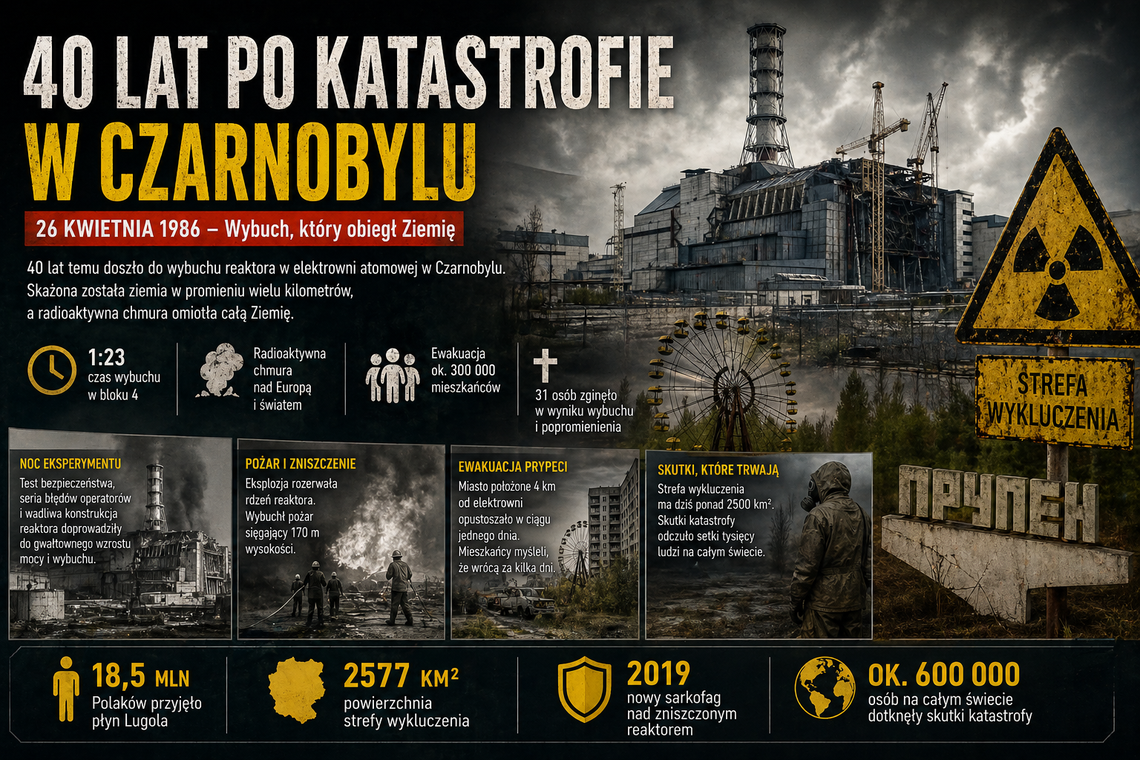 Czarnobyl. Katastrofa, która obiegła Ziemię – 40 lat od wybuchu