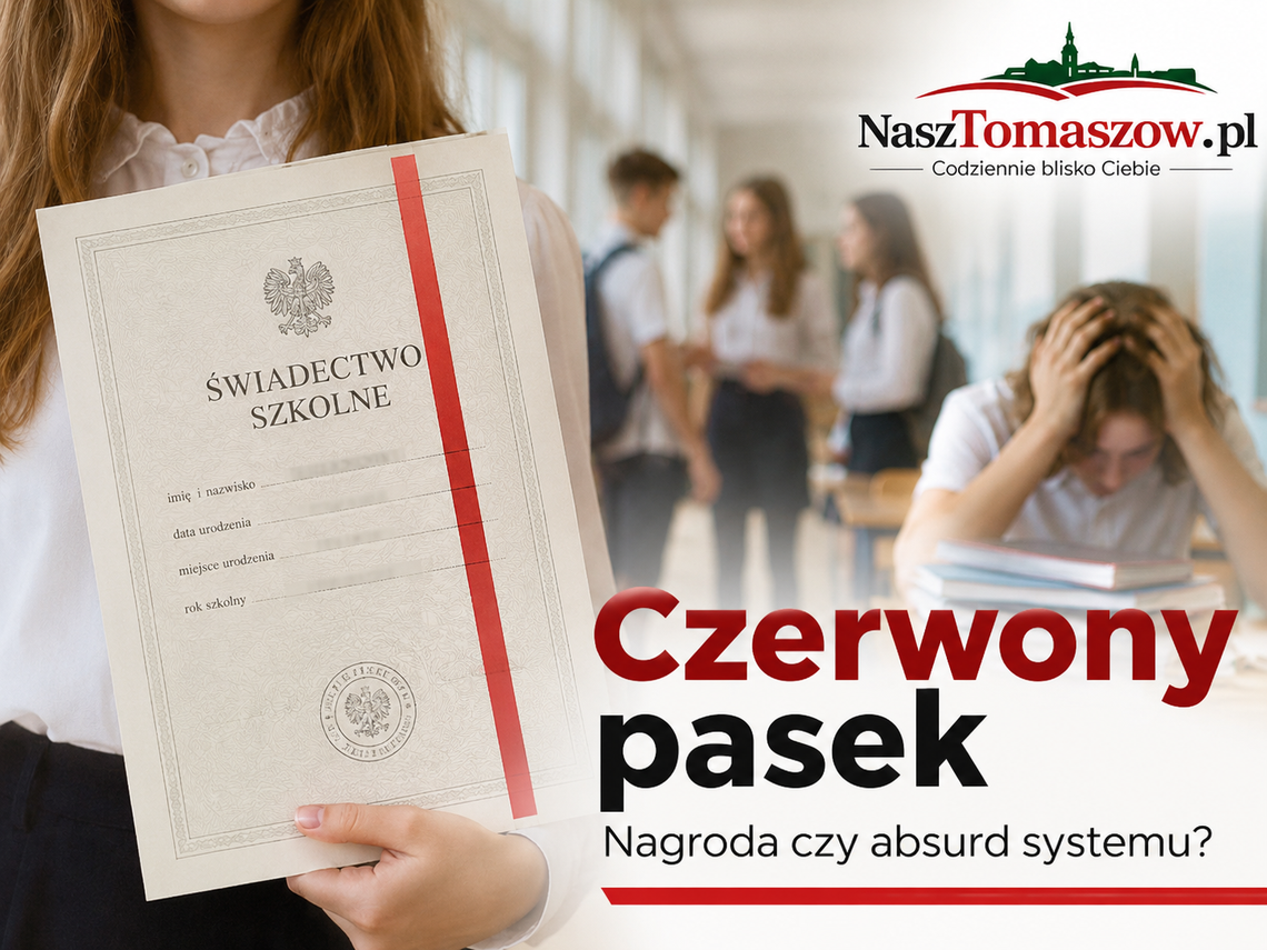 Czerwony pasek, czyli polska szkoła w krzywym zwierciadle. Nagradzamy oceny, a potem udajemy, że nie o oceny chodzi