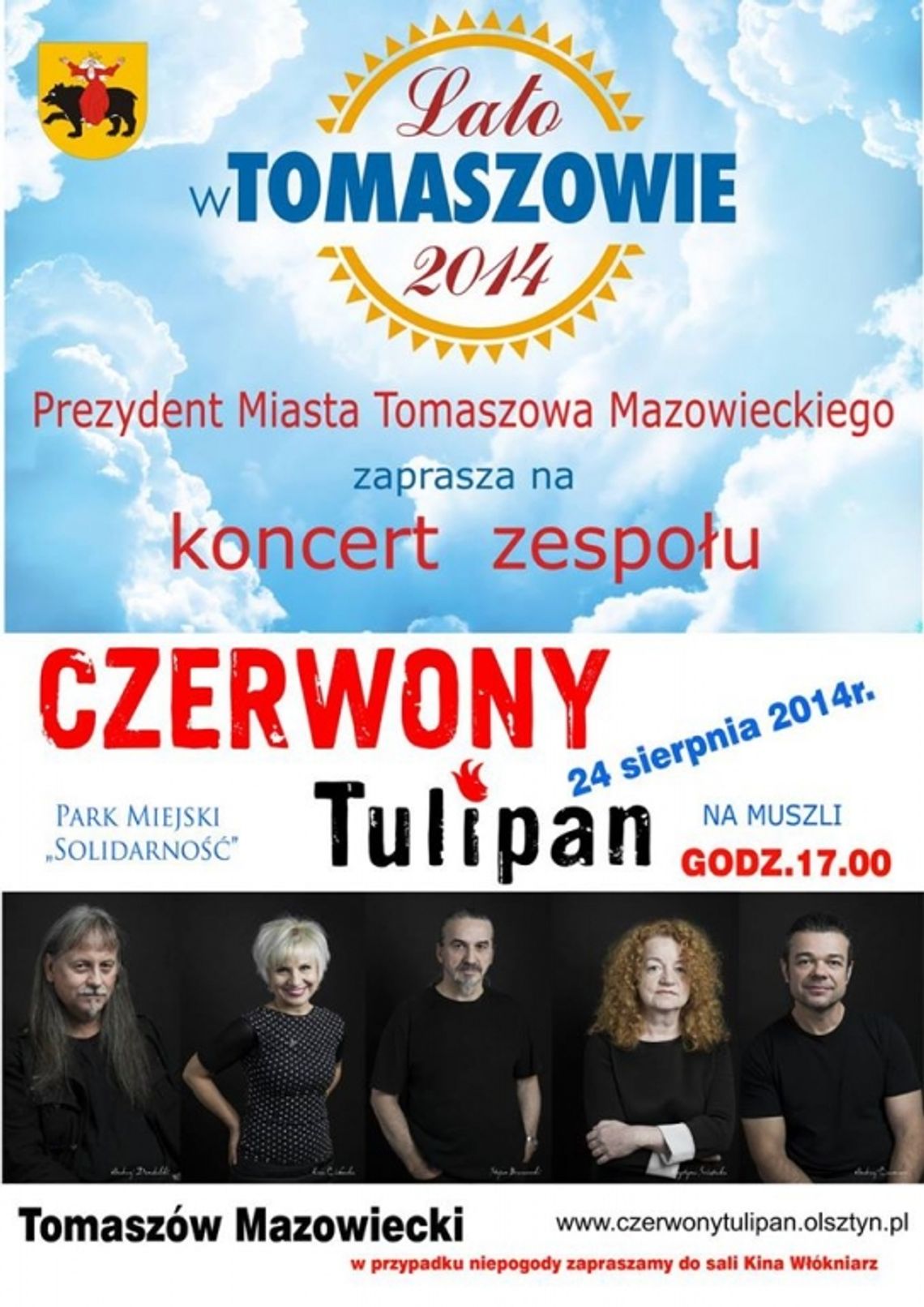 &quot;Czerwony Tulipan&quot; wieczorem na &quot;Muszli&quot;