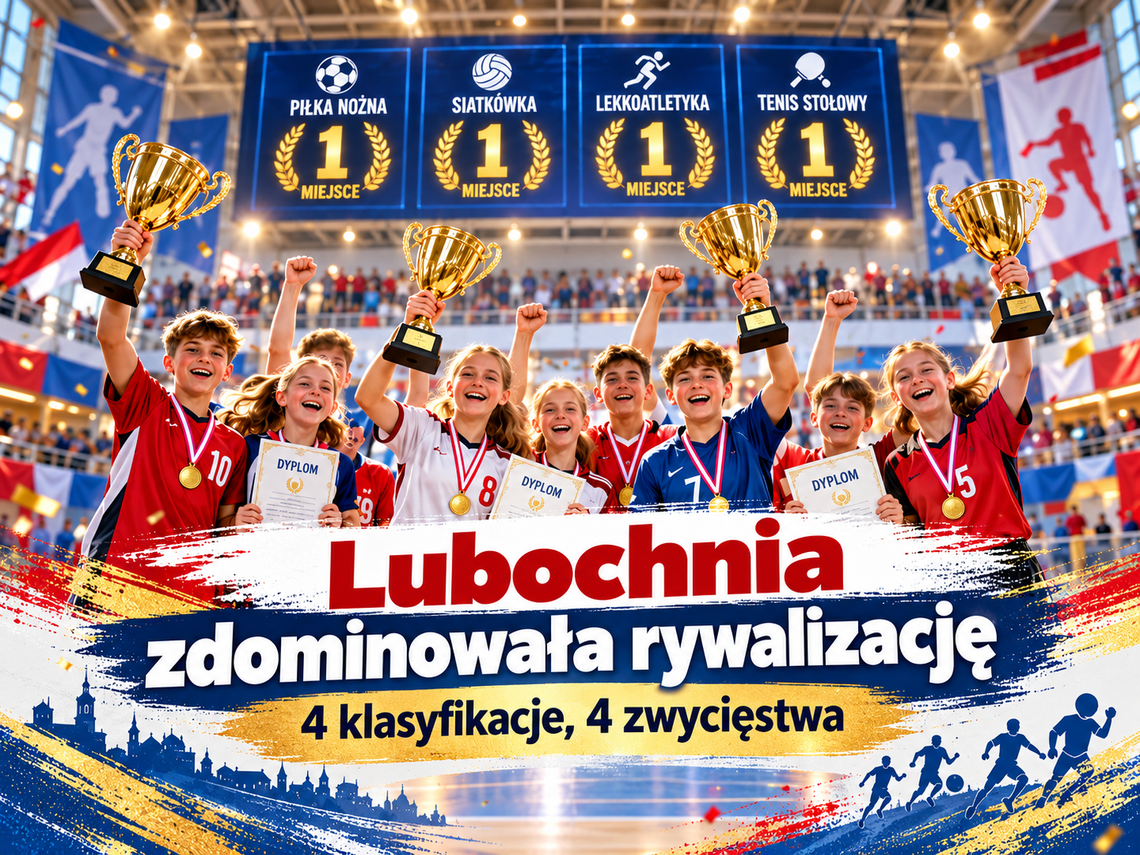 Cztery klasyfikacje i cztery zwycięstwa! Lubochnia zdominowała sportową rywalizację międzygminną Cztery klasyfikacje i cztery zwycięstwa! Lubochnia zdominowała sportową rywalizację międzygminną