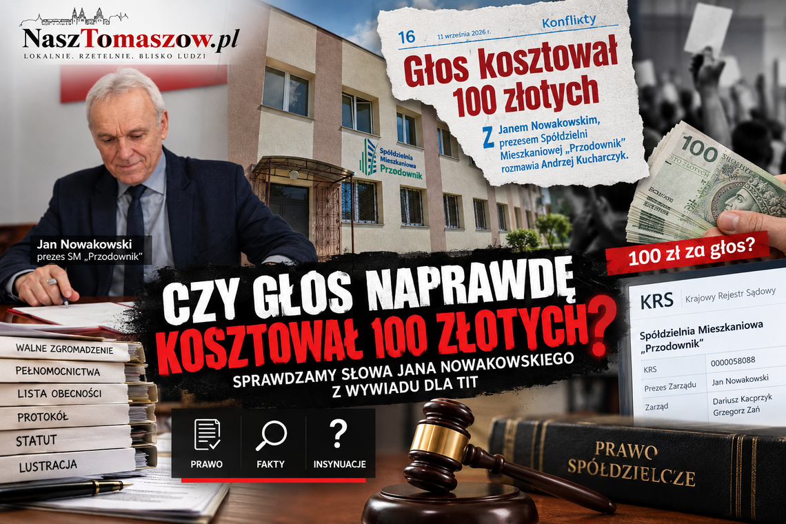 Czy głos naprawdę kosztował 100 złotych? Sprawdzamy słowa Jana Nowakowskiego z wywiadu dla TIT