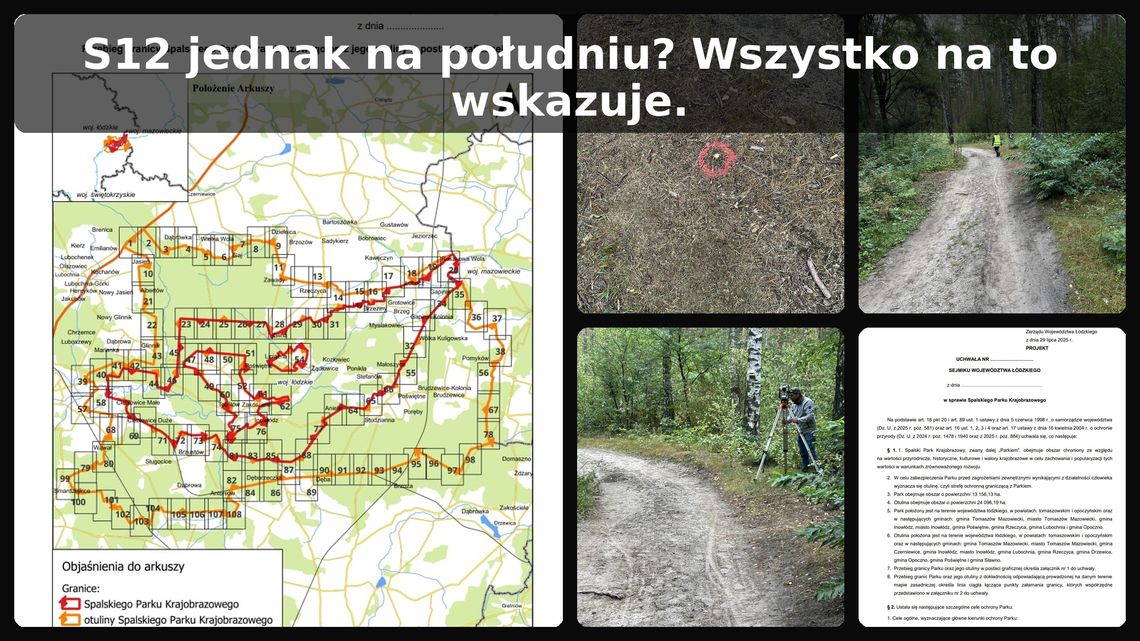 Czy rozszerzenie otuliny Spalskiego Parku i Natura 2000 “zabiją” północny wariant S12?