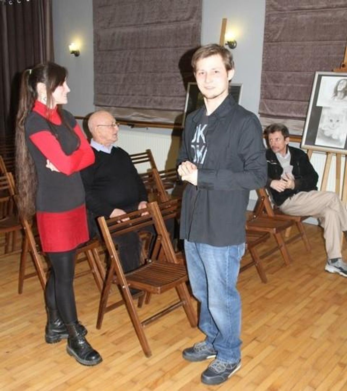 Dawid Krośnia w “Saloniku ARTystycznymm”