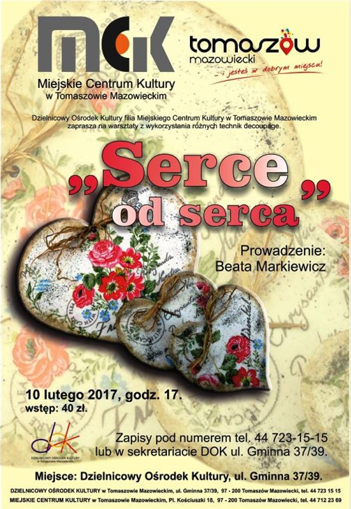 Decoupage na Walentynki Decoupage na Walentynki