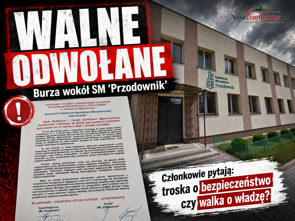 Demokracja odwołana z powodu upału. Co naprawdę dzieje się w SM „Przodownik”?