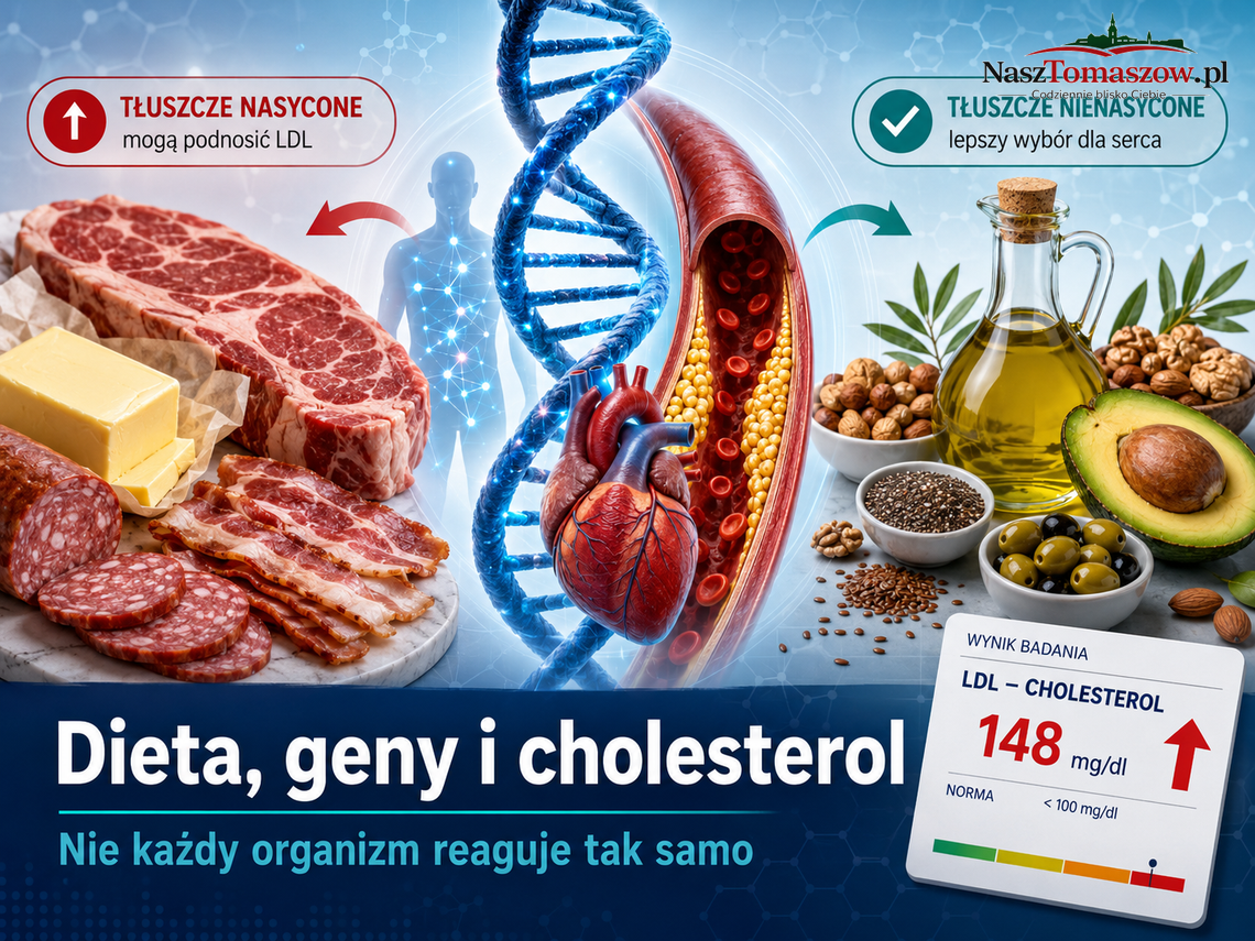 Dieta a cholesterol. Geny mogą decydować o tym, jak organizm reaguje na tłuszcze
