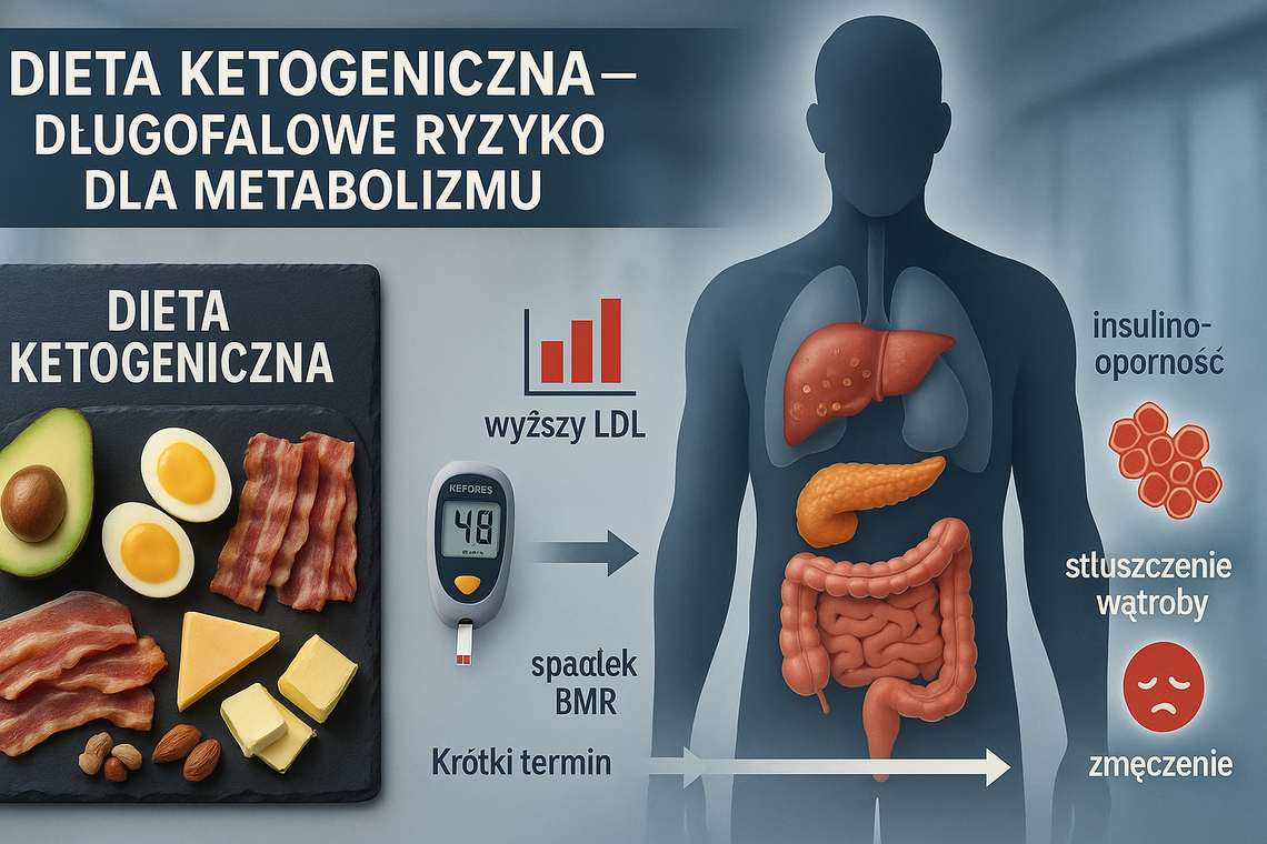 Dieta ketogeniczna może mieć w dłuższej perspektywie szkodliwy wpływ na metabolizm Dieta ketogeniczna może mieć w dłuższej perspektywie szkodliwy wpływ na metabolizm