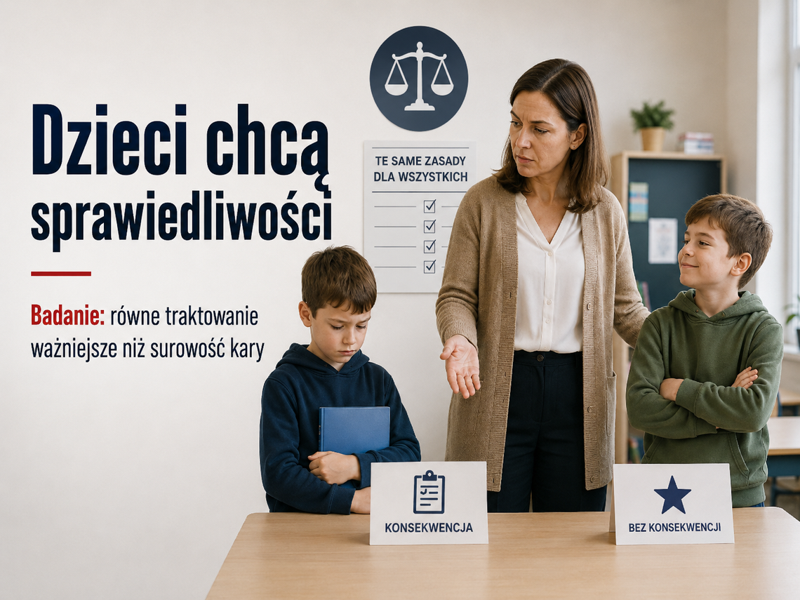 „Dlaczego on może, a ja nie?”. Dzieci wolą karę niż nierówne traktowanie