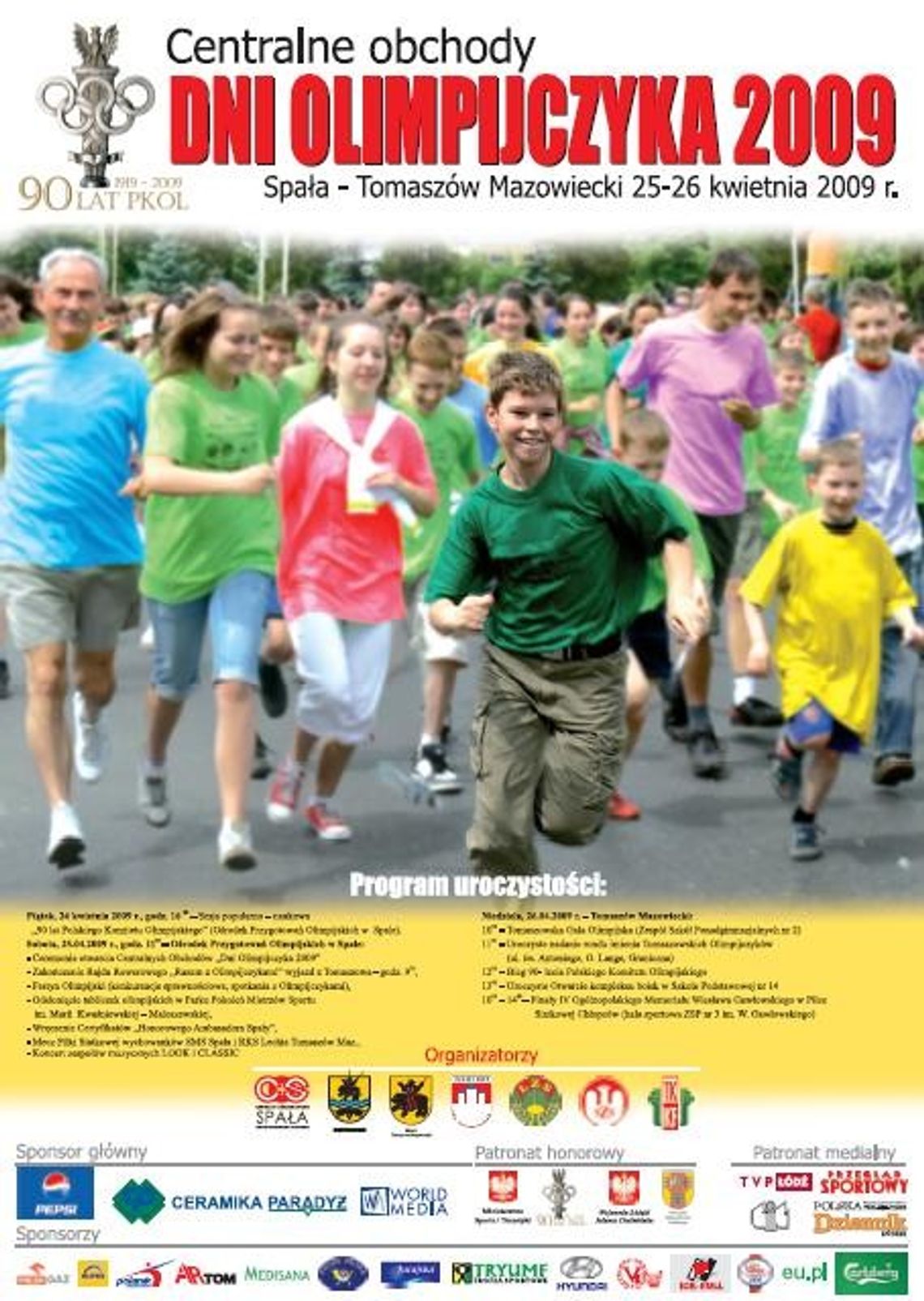 Dni Olimpijczyka 2009: Szczegółowy program