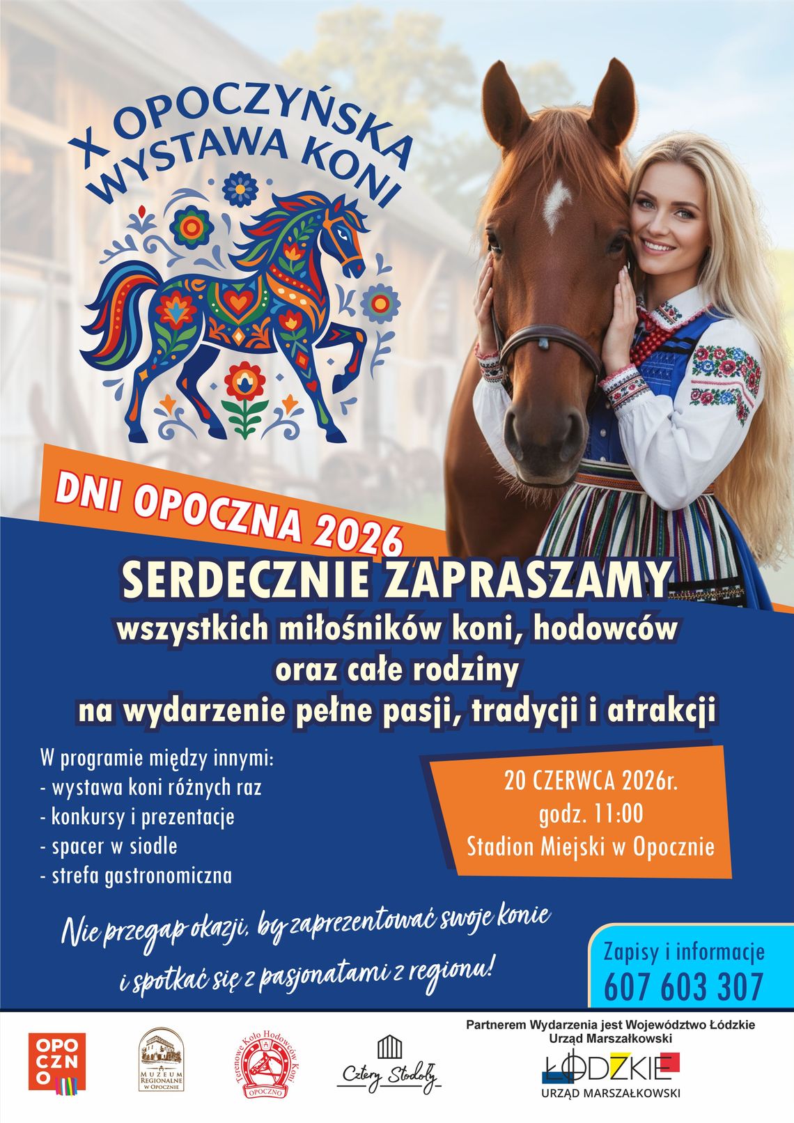 Dni Opoczna 2026 z końską pasją. Wystawa koni ma przyciągnąć całe rodziny