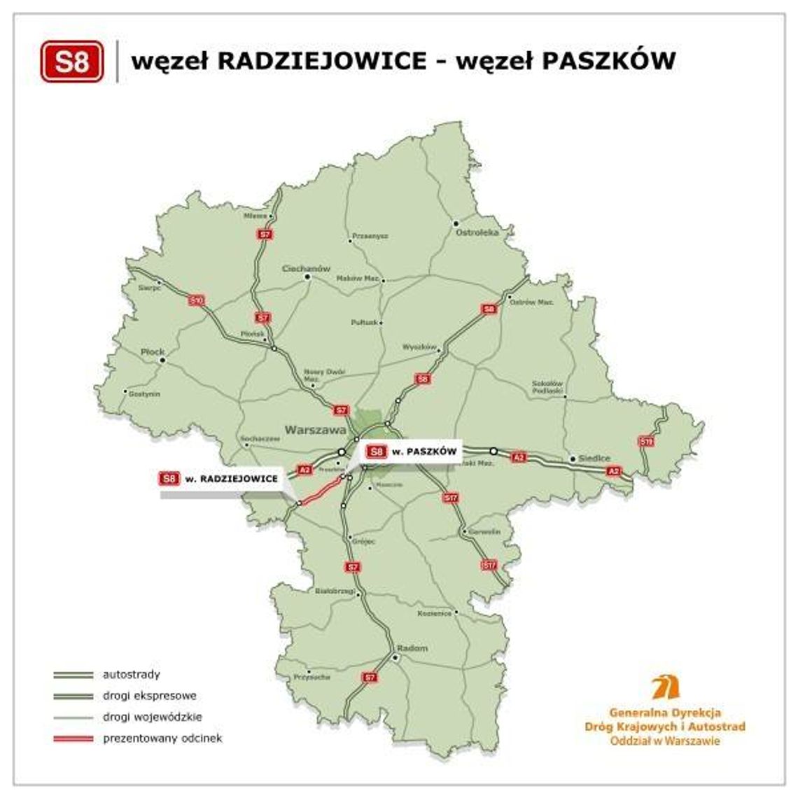 Dobre połączenie aż do Centrum Warszawy