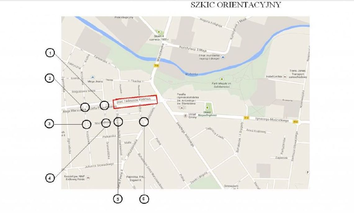 Dodatkowy objazd - usprawnienie ruchu w okolicy Placu Kościuszki
