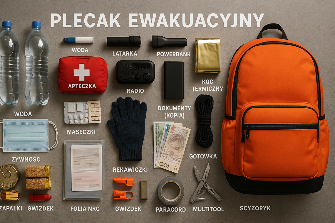 Dokumenty, woda, lekarstwa, żywność, elektronika – co powinno znaleźć się w plecaku ewakuacyjnym? Dokumenty, woda, lekarstwa, żywność, elektronika – co powinno znaleźć się w plecaku ewakuacyjnym?