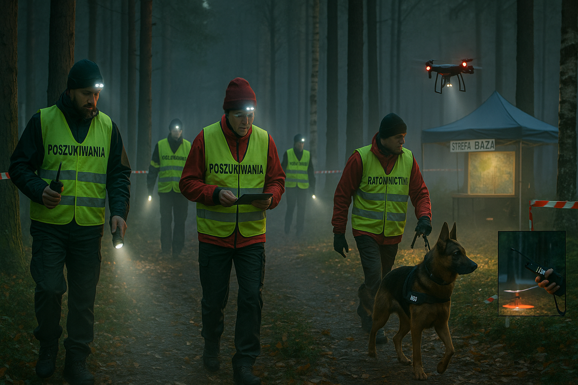 Dołącz do Sekcji Poszukiwawczo-Ratowniczej JS 1002 w Tomaszowie Mazowieckim