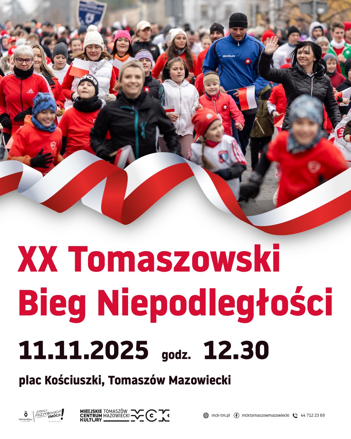 Dołącz do XX Tomaszowskiego Biegu Niepodległości Dołącz do XX Tomaszowskiego Biegu Niepodległości