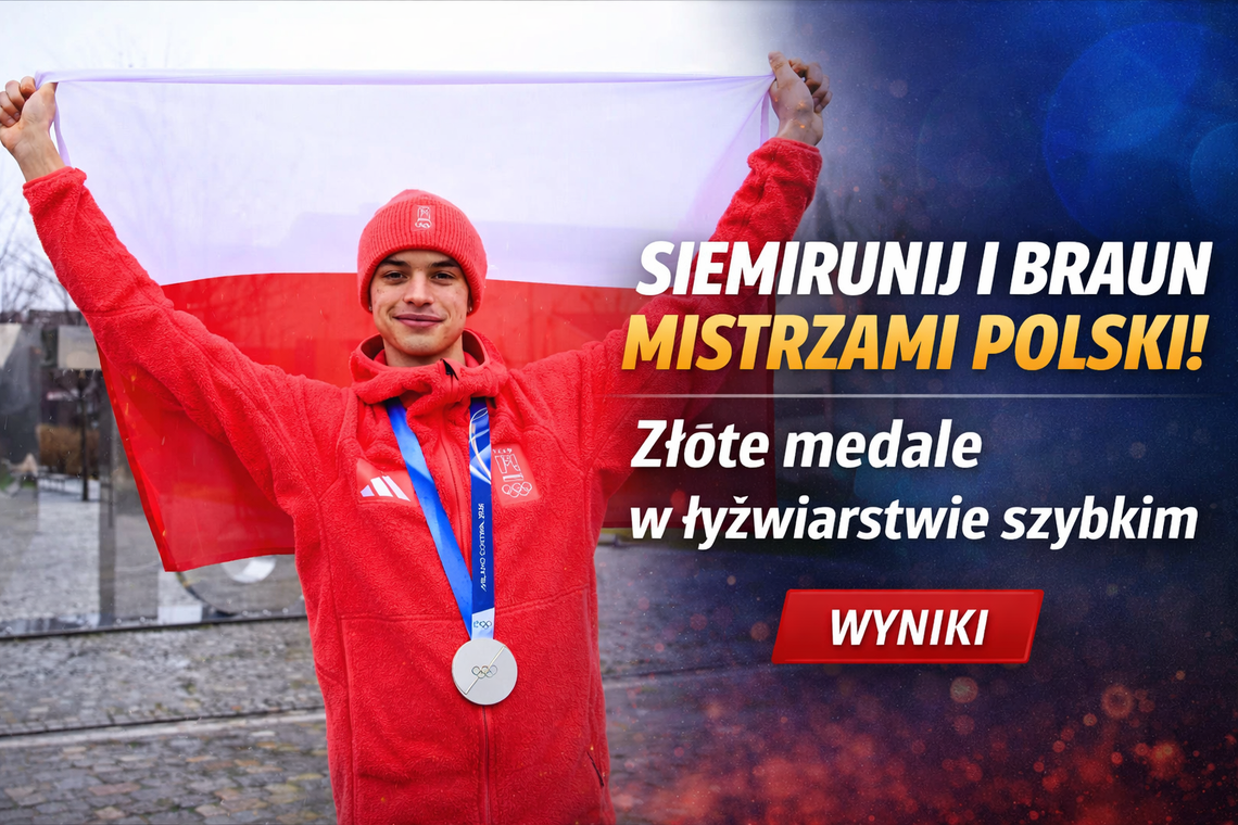 Dominacja w mistrzostwach Polski. Semirunnij i Braun ze złotem w Tomaszowie Mazowieckim Dominacja w mistrzostwach Polski. Semirunnij i Braun ze złotem w Tomaszowie Mazowieckim