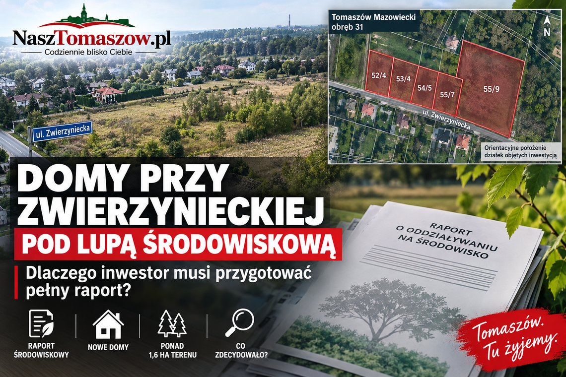 Domy przy Zwierzynieckiej pod lupą środowiskową. Dlaczego inwestor musi przygotować pełny raport?