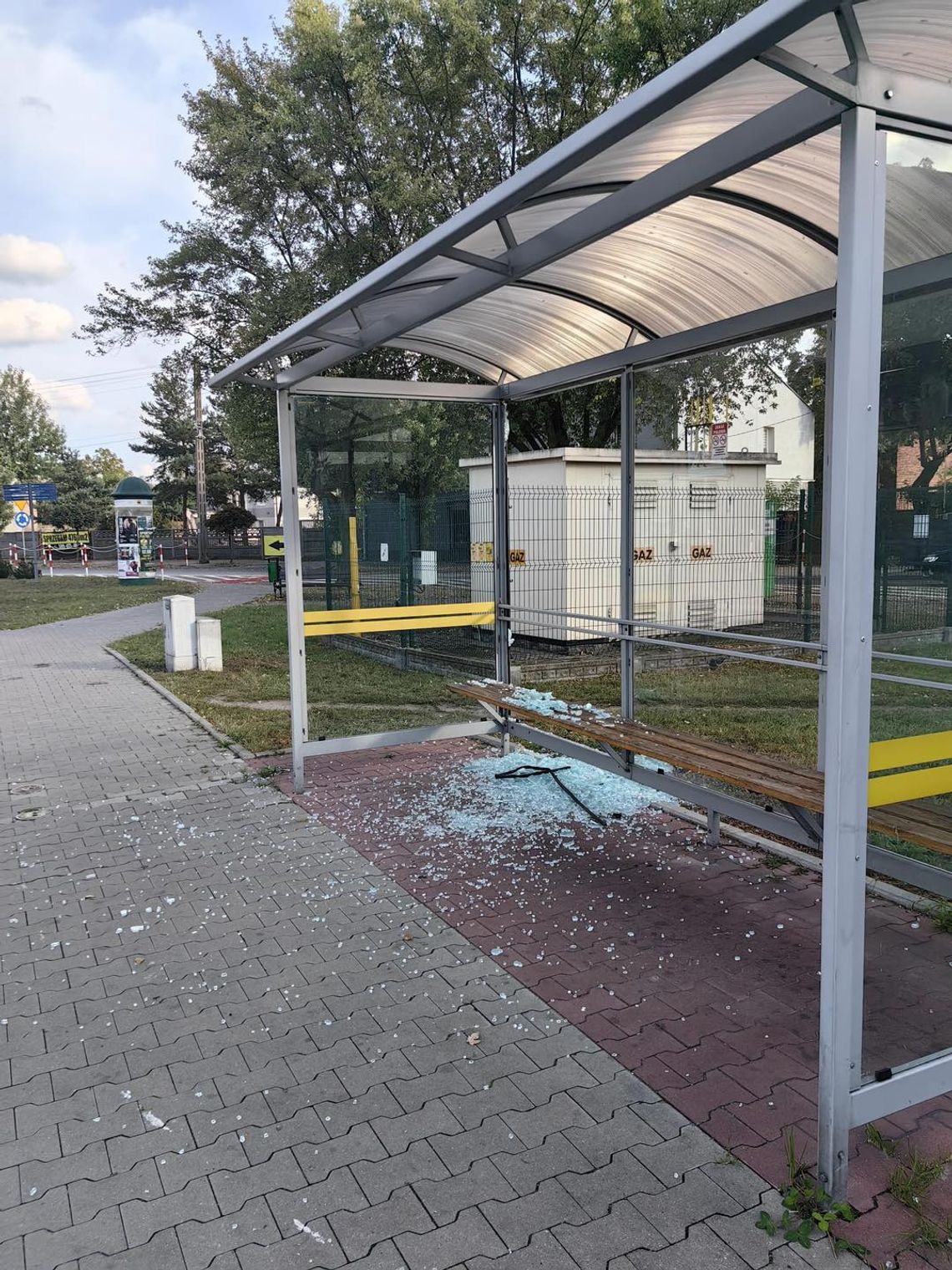 Dość wandalizmu! Rozbita szyba na przystanku przy Grota-Roweckiego to nie „psikus”