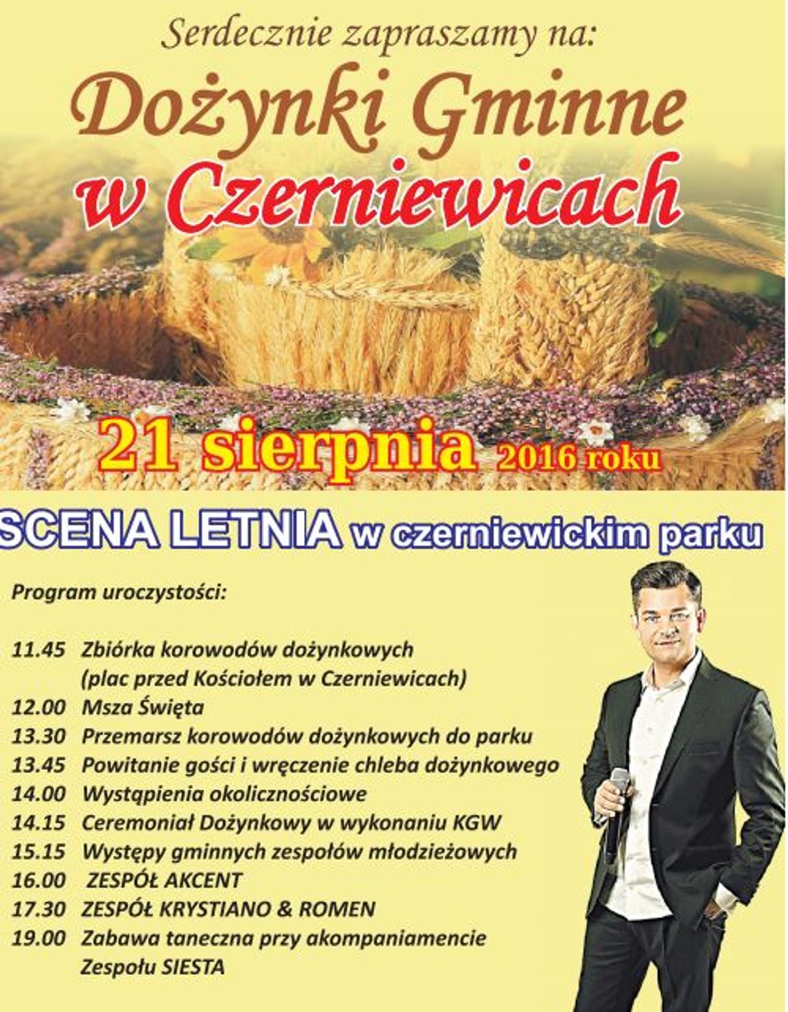 Dożynki Gminne w Czerniewicach!