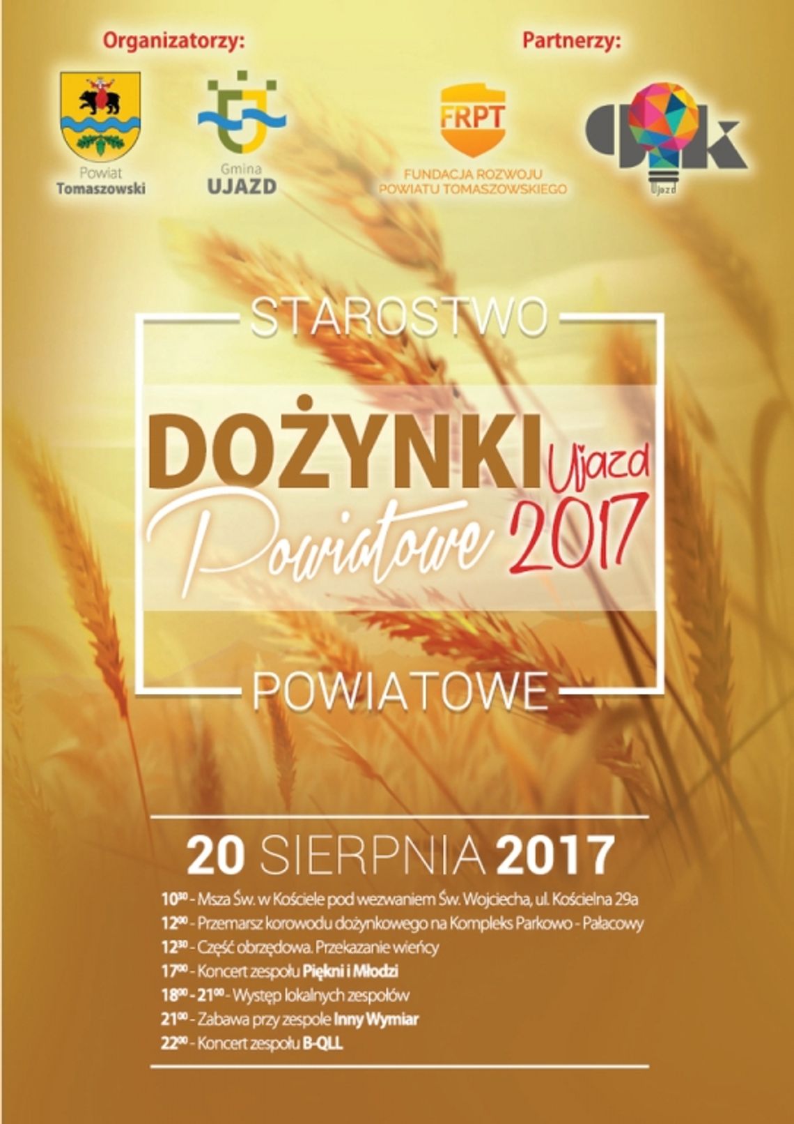 Dożynki Powiatowe w Ujeździe