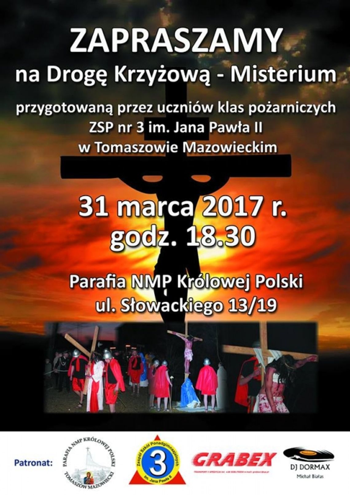 Droga Krzyżowa z uczniami ZSP 3