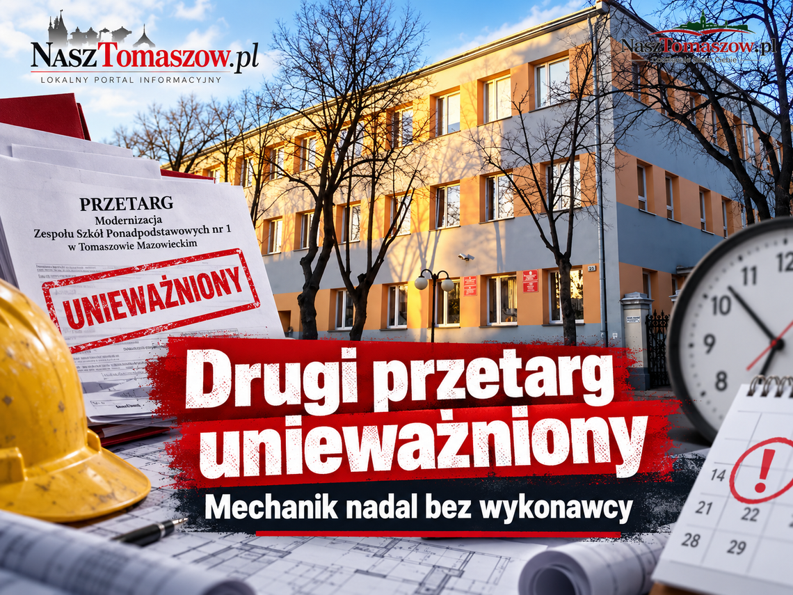 Drugi przetarg „Mechanika” też unieważniony. Zegar przy projekcie za 5,55 mln zł tyka coraz głośniej
