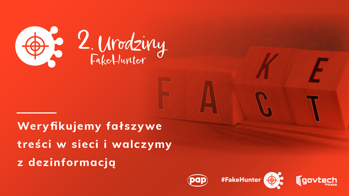 Drugie urodziny FakeHunter i blisko 2 tysiące zweryfikowanych fake newsów