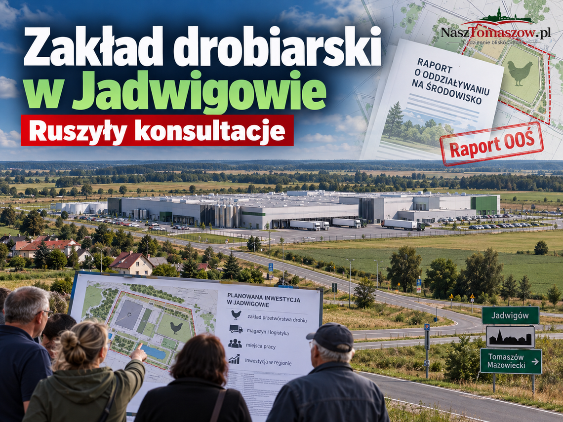 Duży zakład przetwórstwa drobiu w Jadwigowie. Mieszkańcy mogą zgłaszać uwagi, wcześniej negatywną opinię wydał starosta Duży zakład przetwórstwa drobiu w Jadwigowie. Mieszkańcy mogą zgłaszać uwagi, wcześniej negatywną opinię wydał starosta