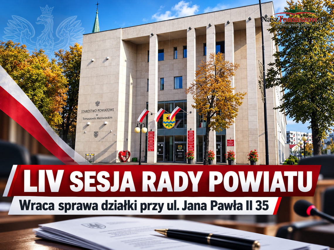 Działka przy Jana Pawła II 35 wraca na stół. W środę LIV sesja Rady Powiatu Działka przy Jana Pawła II 35 wraca na stół. W środę LIV sesja Rady Powiatu