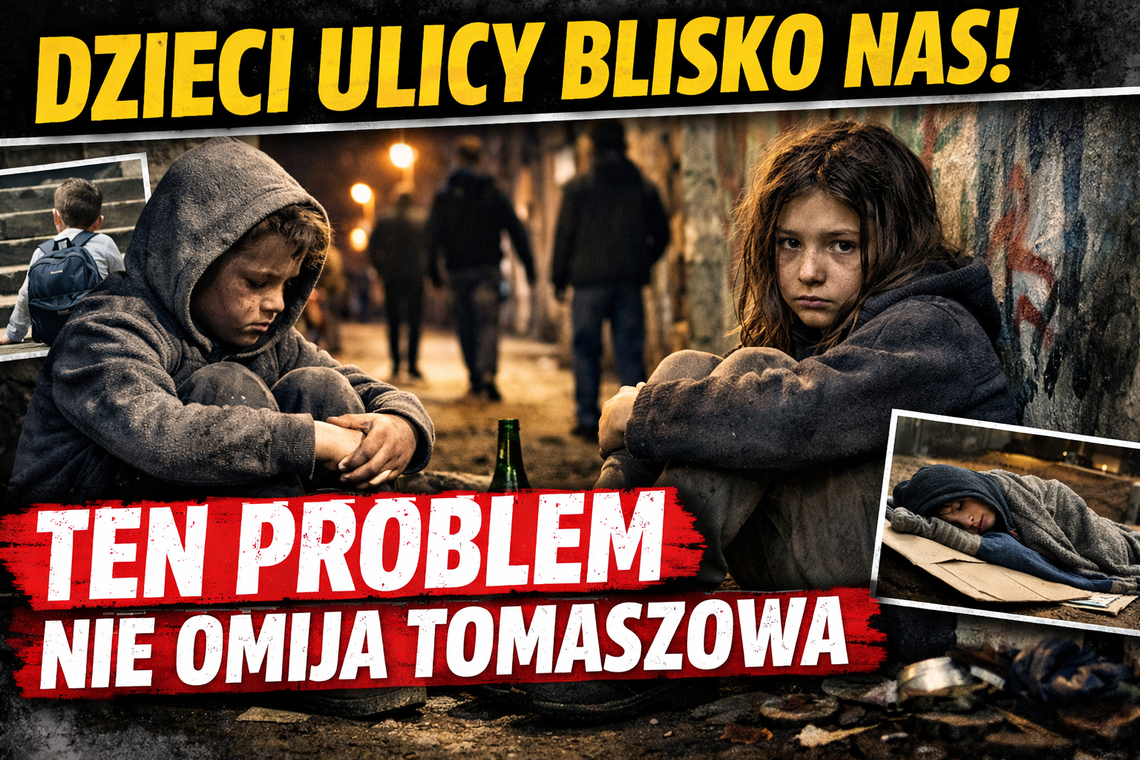 Dzieci ulicy są bliżej, niż myślisz. Ten problem nie omija Tomaszowa