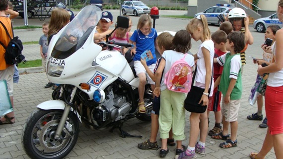 Dzieci z wizytą u Policjantów