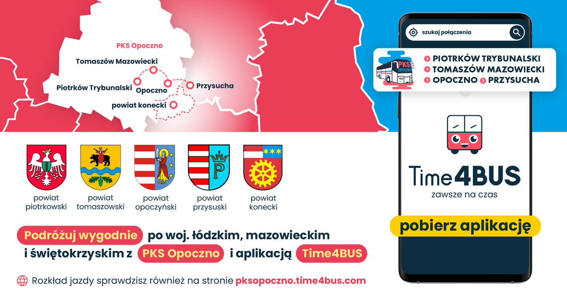 Dzięki współpracy PKS Opoczno z firmą GenesisMobo, kolejne gminy otrzymały system dynamicznej informacji pasażerskiej