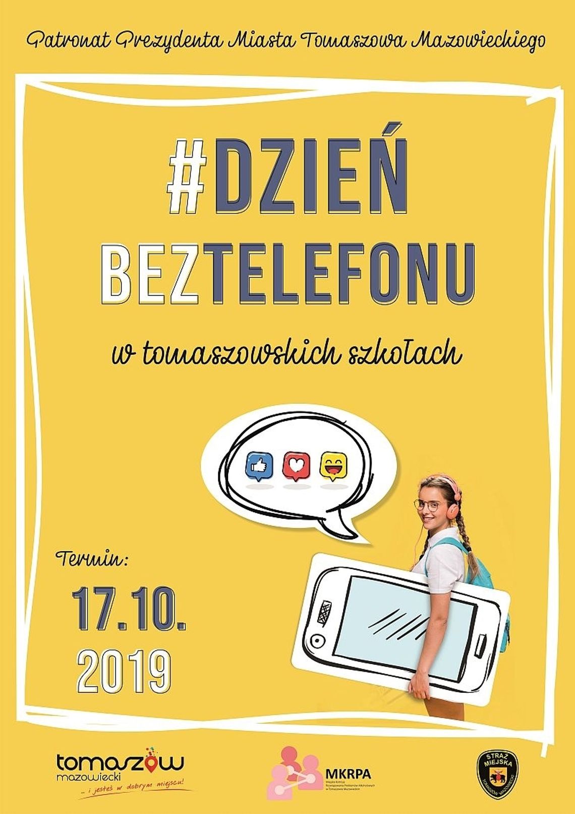 „Dzień bez telefonu w tomaszowskich szkołach#"