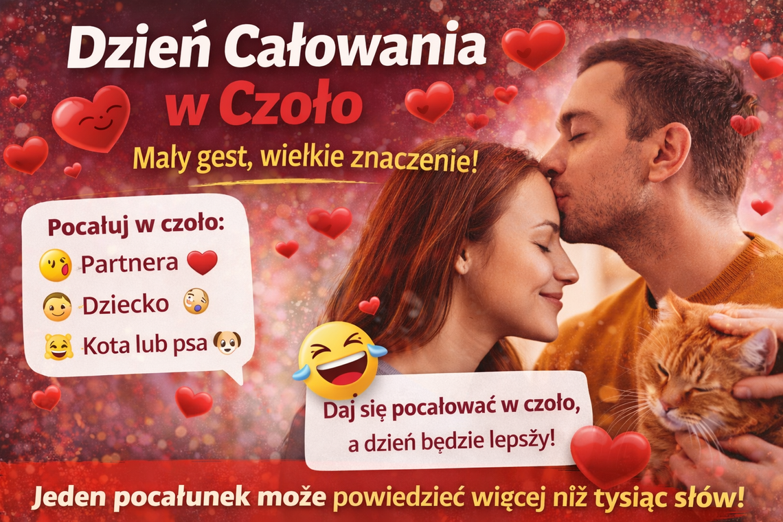 Dzień Całowania w Czoło. Mały gest, wielkie znaczenie