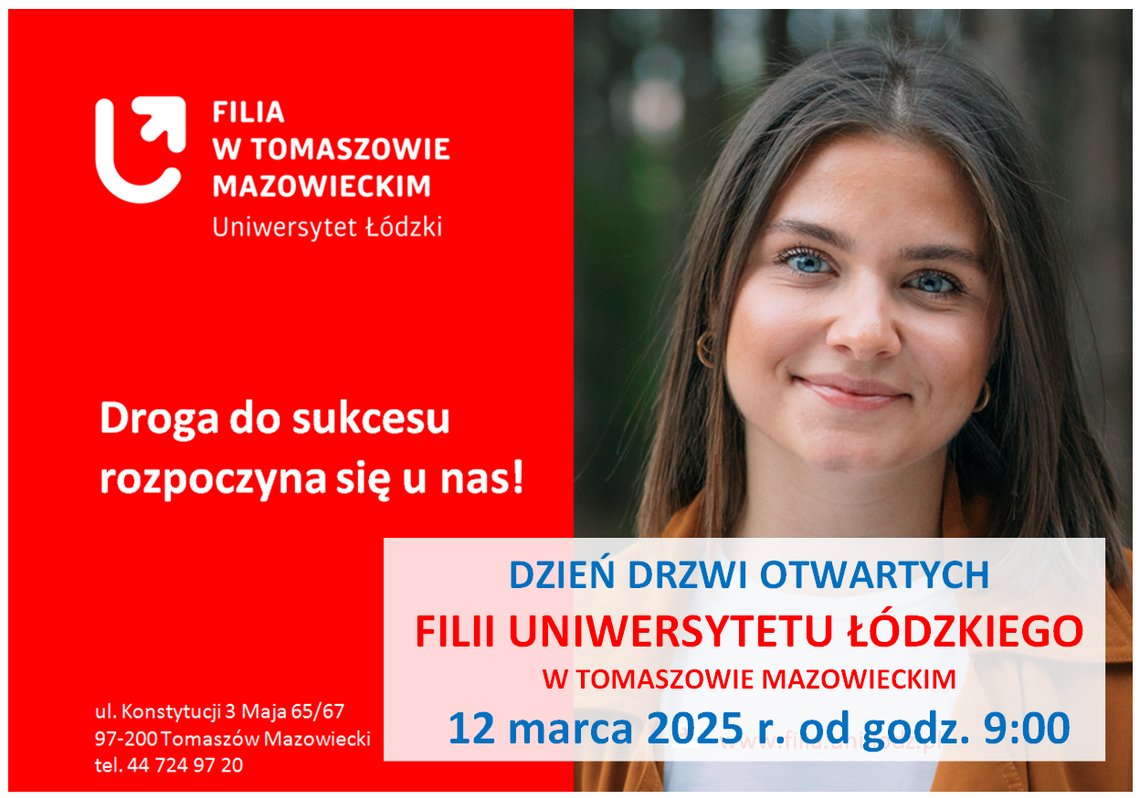 Dzień Drzwi Otwartych Filii Uniwersytetu Łódzkiego w Tomaszowie Maz.