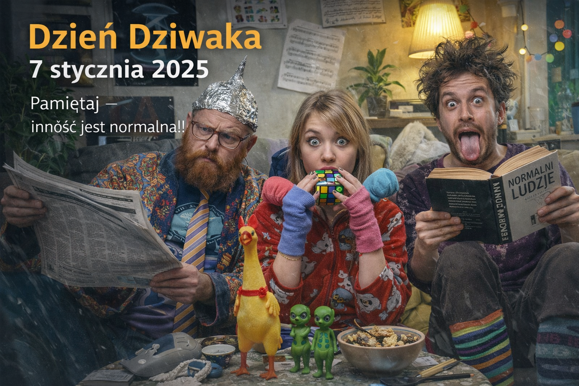 Dzień Dziwaka – 7 stycznia. Święto, w którym wreszcie wszystko jest na swoim miejscu