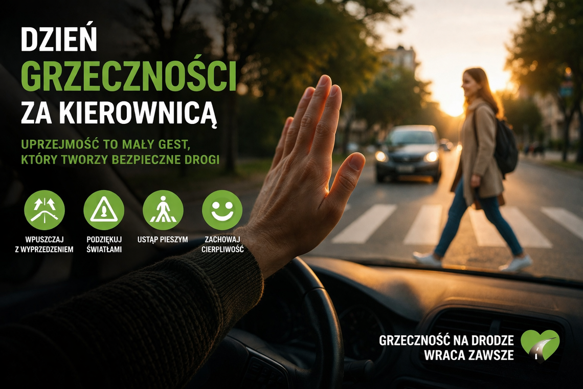 Dzień Grzeczności za Kierownicą – czy uprzejmość na drodze naprawdę ma znaczenie? Dzień Grzeczności za Kierownicą – czy uprzejmość na drodze naprawdę ma znaczenie?